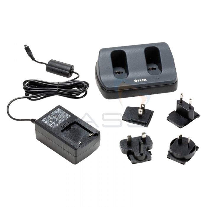 Flir EXX Series 2-Bay Battery Charger + PSU 