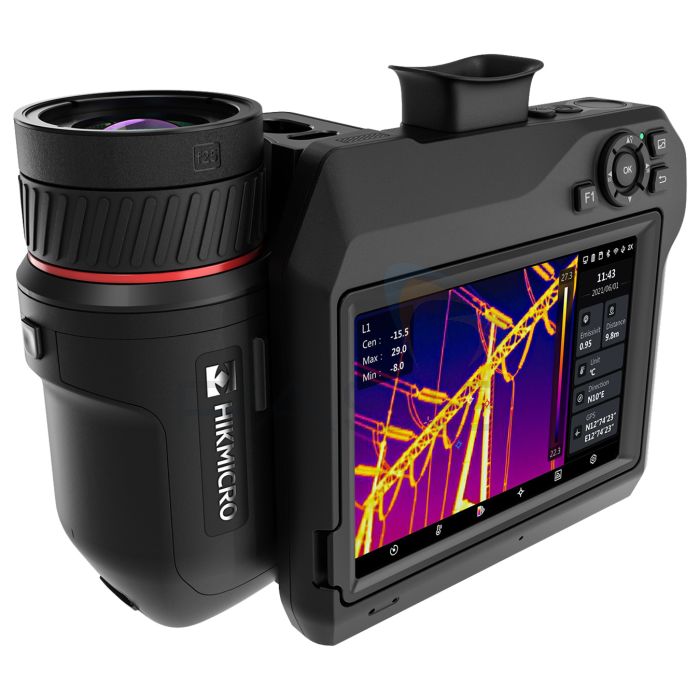 HikMicro SP40H Handheld Thermal Camera with the screen facing right