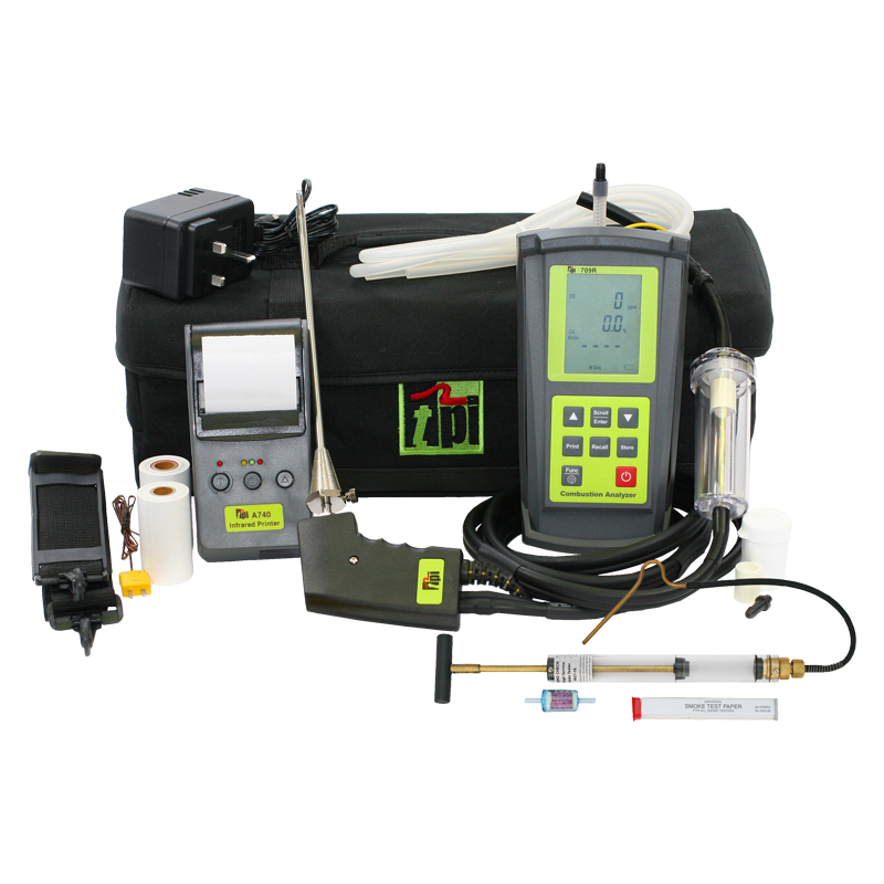 TPI 716 Flue Gas Analyser Oil Kit TPI 716 Kit 1 (Oil)