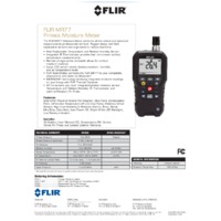 FLIR MR77 Pinless Moisture Psychrometer - Datasheet