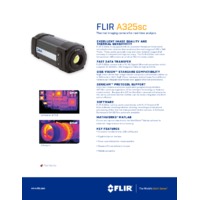 FLIR A325sc Thermal Camera - Datasheet