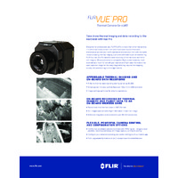FLIR Vue Pro Thermal Imaging Camera - Datasheet