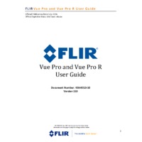 FLIR Vue Pro and Pro R Thermal Imaging Camera - User Manual