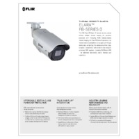 FLIR Elara FB O-Series Thermal Imaging Security Cameras - Datasheet