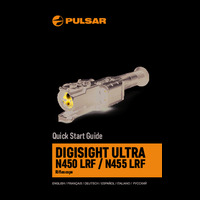 Pulsar Digisight Ultra LRF N450 & N455 Night-Vision Riflescope - Quick Start Guide
