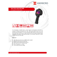 Hikmicro M30 Handheld Thermal Camera - Datasheet