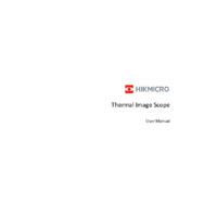 Hikmicro Thunder Series Handheld Thermal Monocular - User Manual